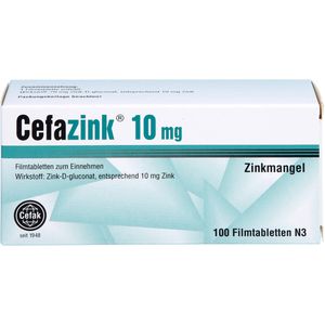 Cefazink 10 mg Filmtabletten 100 St 100 St