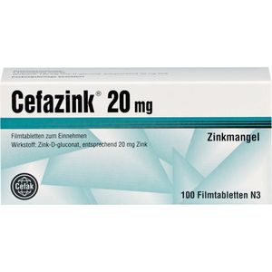 Cefazink 20 mg Filmtabletten 100 St 100 St