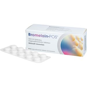 BROMELAIN POS magensaftresistente Tabletten