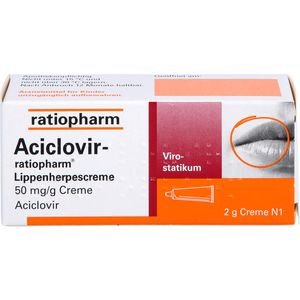 Aciclovir-ratiopharm Lippenherpescreme 2 g 2 g