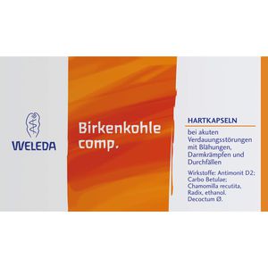 BIRKENKOHLE comp.Hartkapseln