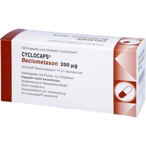 CYCLOCAPS Beclometason 200 μg Inh.Kaps.+Cyclohaler