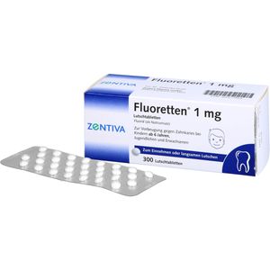 FLUORETTEN 1,0 mg Tabletten