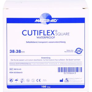 Cutiflex Folien-Pflaster square 38x38 mm MasterAid 100 St 100 St