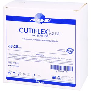 Cutiflex Folien-Pflaster square 38x38 mm MasterAid 100 St