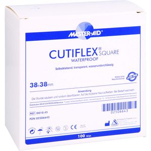 Cutiflex Folien-Pflaster square 38x38 mm MasterAid 100 St
