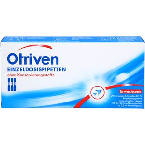 OTRIVEN 0,1% Nasentropfen Einzeldosispip.