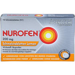     NUROFEN 200 mg Schmelztabletten Lemon
