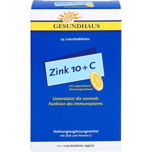 Zink 10+C Lutschtabletten 24 St 24 St