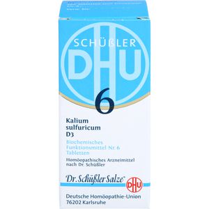 BIOCHEMIE DHU 6 Kalium sulfuricum D 3 Tabletten
