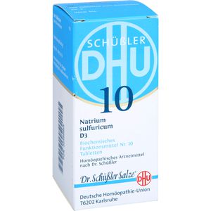 BIOCHEMIE DHU 10 Natrium sulfuricum D 3 Tabletten