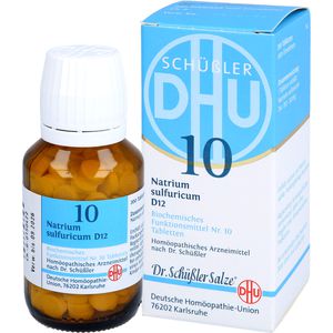 BIOCHEMIE DHU 10 Natrium sulfuricum D 12 Tabletten