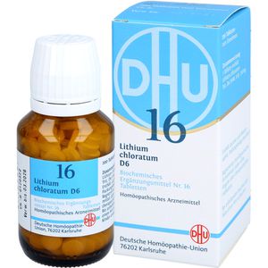 BIOCHEMIE DHU 16 Lithium chloratum D 6 Tabletten