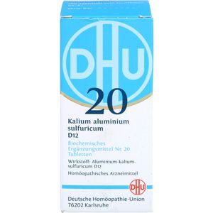 BIOCHEMIE DHU 20 Kalium alum.sulfur.D 12 Tabletten