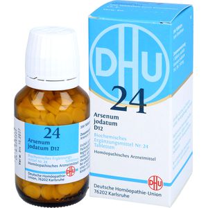 BIOCHEMIE DHU 24 Arsenum jodatum D 12 Tabletten