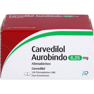 CARVEDILOL Aurobindo 6,25 mg Filmtabletten