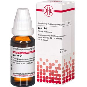 Borax D 4 Dilution 20 ml