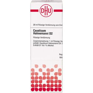 Causticum Hahnemanni D 2 Dilution 20 ml 20 ml