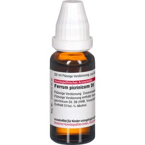 FERRUM PICRINICUM D 6 Dilution