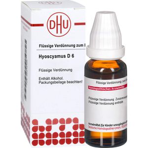HYOSCYAMUS D 6 Dilution