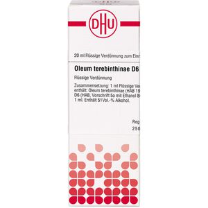 OLEUM TEREBINTHINAE D 6 Dilution