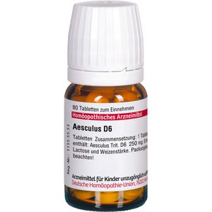 Aesculus D 6 Tabletten 80 St