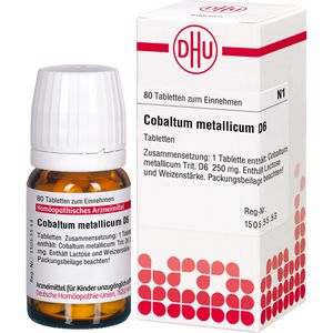 COBALTUM METALLICUM D 6 Tabletten