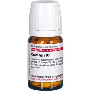 Crataegus D 3 Tabletten 80 St