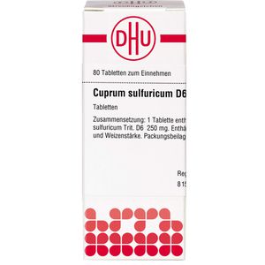 CUPRUM SULFURICUM D 6 Tabletten