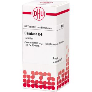 Damiana D 4 Tabletten 80 St