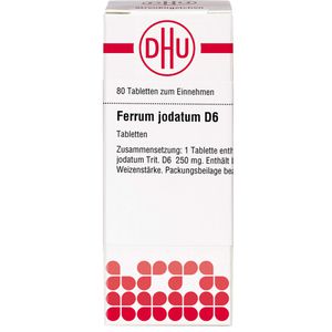 Ferrum Jodatum D 6 Tabletten 80 St