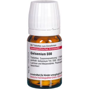 Gelsemium D 30 Tabletten 80 St