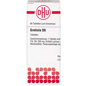 Gratiola D 6 Tabletten 80 St 80 St