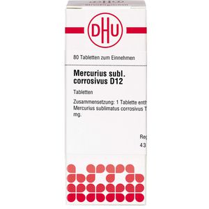 Mercurius Sublimatus corrosivus D 12 Tabletten 80 St