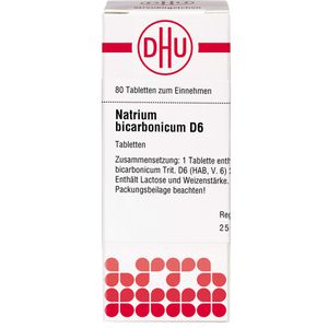 Natrium Bicarbonicum D 6 Tabletten 80 St