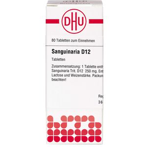 Sanguinaria D 12 Tabletten 80 St 80 St