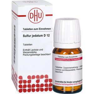 SULFUR JODATUM D 12 Tabletten