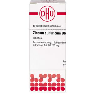 ZINCUM SULFURICUM D 6 Tabletten