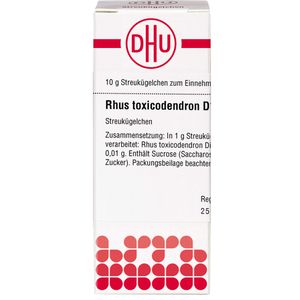 RHUS TOXICODENDRON D 10 Globuli