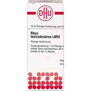 Rhus Toxicodendron Lm Vi Dilution 10 ml