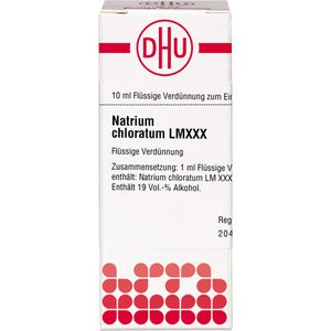 Natrium Chloratum Lm Xxx Dilution 10 ml 10 ml