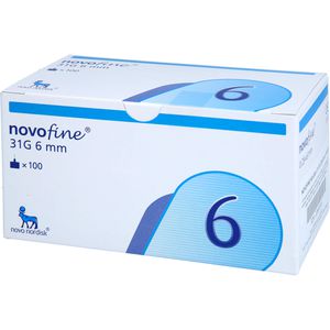 NOVOFINE Nadeln 31 G 6 mm