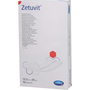 ZETUVIT Saugkompressen steril 13,5x25 cm