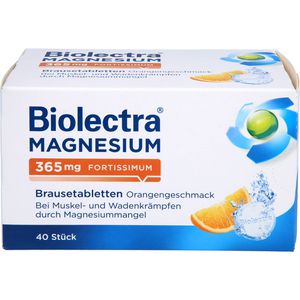 Biolectra Magnesium 365 mg fortissimum Orange 40 St