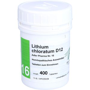 BIOCHEMIE Adler 16 Lithium chloratum D 12 Tabl.