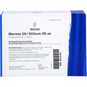 MARMOR D 6 / STIBIUM D 6 aa Ampullen