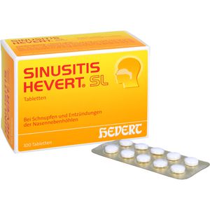 SINUSITIS HEVERT SL Tabletten bei Schnupfen und Entzündungen der Nasennebenhöhlen