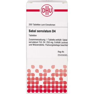 SABAL SERRULATUM D 4 Tabletten