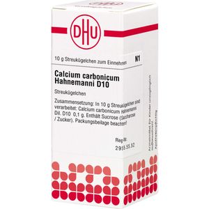 Calcium Carbonicum Hahnemanni D 10 Globuli 10 g 10 g