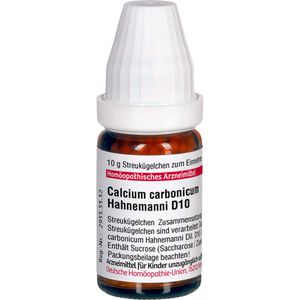 CALCIUM CARBONICUM Hahnemanni D 10 Globuli